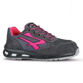U-POWER RED LION LEI&LEI - VEROK s ESD - CALZATURA DI SICUREZZA BASSA S1PS FO SR - GRIGIO/ROSA