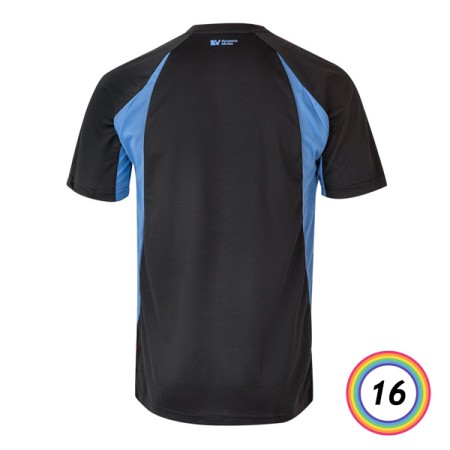 T-SHIRT TECNICA BICOLORE MANICHE CORTE VELILLA - 16 COLORI