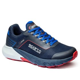 SPARCO - S-PARK LEON - SNEAKERS DA LAVORO STILE RUNNING NO SAFETY 01 SR FO HRO BTB0007B0N31040 - TG. 40 - BLU MARINE/ROSSO