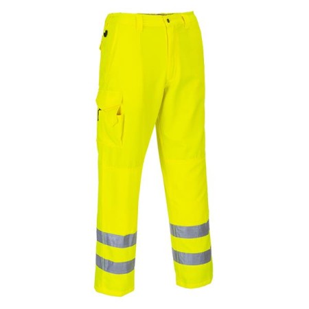 E046 - Pantaloni Combat Hi-Vis Regular Giallo - L
