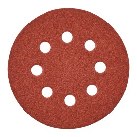 CARTA ABRASIVA MILWAUKEE 125MM  K80 - TONDO - CONFEZIONE DA 25 PCS