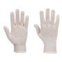 AB030 - GUANTO IN MAGLIA DI FILO CONTINUO COTONE - BIANCO