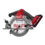 M18 FCS552-302X - SEGA CIRCOLARE MILWAUKEE 18 VOLT 55MM 3,0AH TECNOLOGIA FUEL VALIGETTA HEAVYDUTY