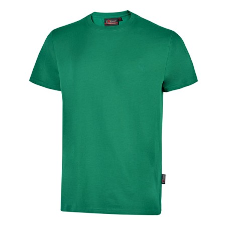 T-SHIRT U-POWER FIGI - MANICA CORTA COTONE 100% GIROCOLLO - EMERALD GREEN