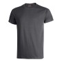 T-SHIRT U-POWER FIGI - MANICA CORTA COTONE 100% GIROCOLLO - GREY METEORITE