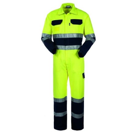 TUTA ROSSINI BICOLORE HI-VIS - GIALLO/BLU
