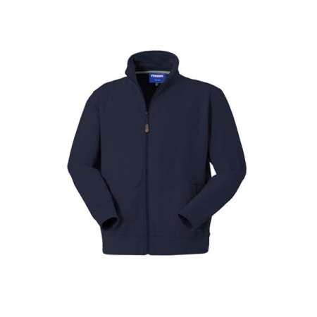 FELPA CANBERRA L/ZIP 80/20-290G - navy