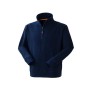 FELPA ROSSINI GRABBY M/ZIP 100% COT - BLU
