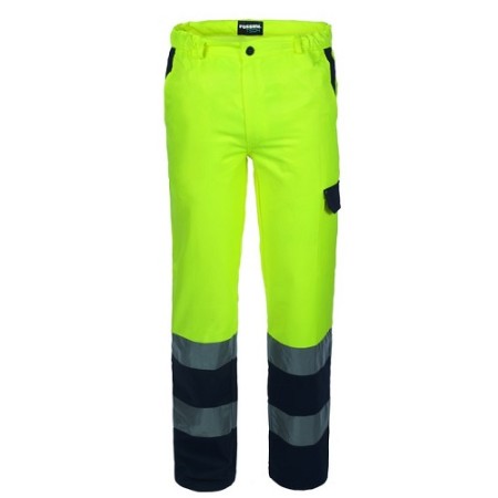 PANTALONE ROSSINI BICOLORE HI-VIS - GIALLO/BLU