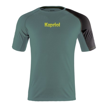 T-SHIRT KAPRIOL QUICK DRY XXXL - VERDE/NERO
