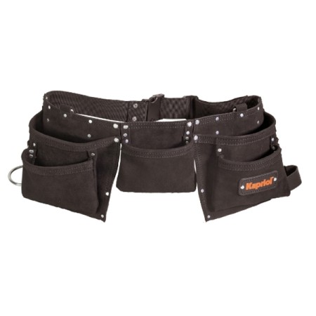 BORSA IN PELLE NERA KAPRIOL 8 TASCHE