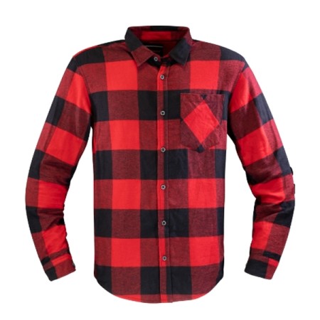 CAMICIA KAPRIOL ENJOY CHECK XXL - ROSSO/NERO