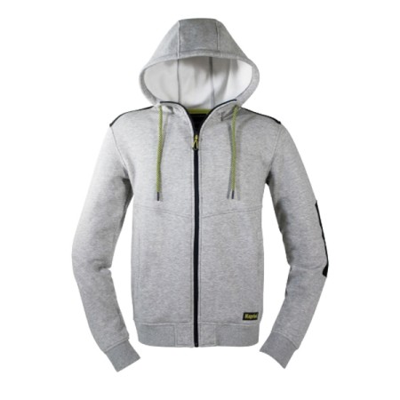 FELPA KAPRIOL SLICK C/CAPPUCCIO XXXL - GRIGIO CHIARO MELANGE