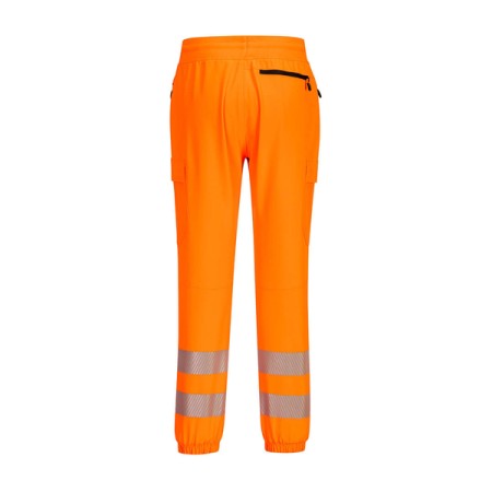 KX346 - PW3 FLEXI JOGGER PORTWEST HI-VIS M - ARANCIONE/NERO