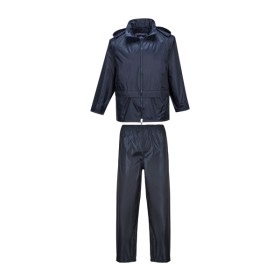 L440 - COMPLETO IMPERMEABILE PORTWEST ESSENTIALS (COMPLETO 2 PEZZI) L - BLU NAVY L440 - COMPLETO IMPERMEABILE PORTWEST ESSENTIALS (COMPLETO 2 PEZZI) L - BLU NAVY