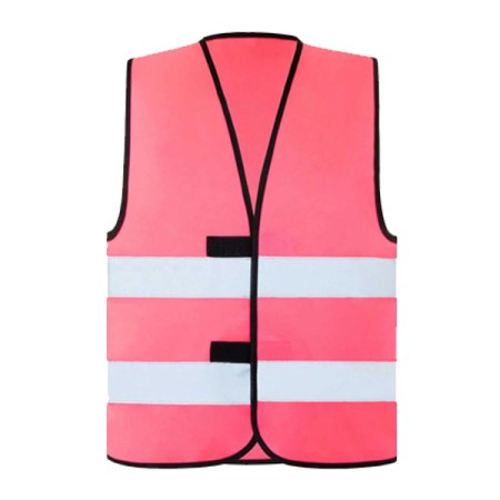 Gilet Basic Safety Vest (con chiusura velcro) NEON PINK