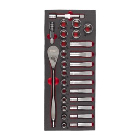 SET PUNTE A MASCHIO MILWAUKEE 1/4" HSS-G 6 PZ
