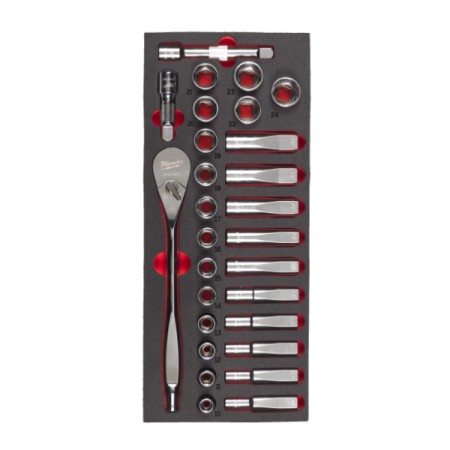 SET PUNTE A MASCHIO MILWAUKEE 1/4" HSS-G 6 PZ