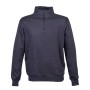 Felpa Belgio Man Mezza Zip 280 g/m² - NAVY