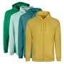 FELPA BYRON CON CAPPUCCIO E ZIP INTERA VELILLA