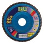DISCHI LAMELLARI IMA CON SUPPORTO IN NYLON ZIRCONIO 115X22,23 GRANA 40 - BLU
