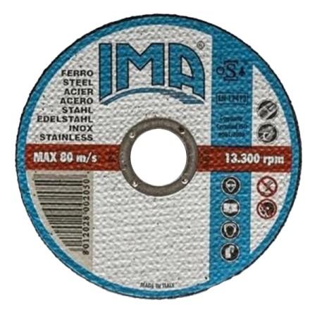 DISCO DA TAGLIO IMA 125X1,6X22 FERRO INOX
