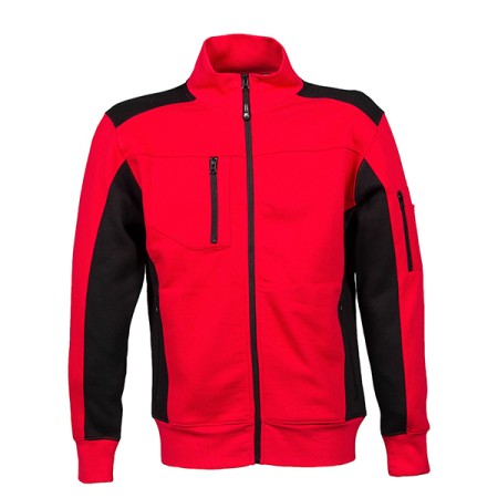 FELPA JRC CAMBRIDGE - RED/BLACK