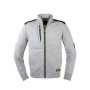 FELPA KAPRIOL SLICK CON ZIP M - GRIGIO CHIARO MELANGE