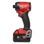 M18 FID3-502X - AVVITATORE A IMPULSI COMPATTO MILWAUKEE 18 VOLT 1/4" 5,0AH TECNOLOGIA FUEL VALIGETTA HEAVYDUTY