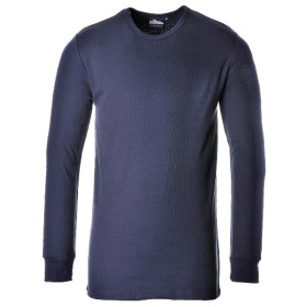 B123 - MAGLIA TERMICA PORTWEST MANICA LUNGA 4XL – BLU NAVY