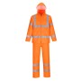 H448 - COMPLETO ANTIPIOGGIA RIPIEGABILE PORTWEST AD ALTA VISIBILITÀ - ARANCIONE