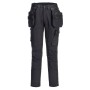 DX456 - PANTALONE LUNGO PORTWEST DX4 CRAFT HOLSTER STACCABILI - 33 - NERO