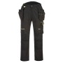T706 - PANTALONE LUNGO PORTWEST HOLSTER ECO STRETCH WX3 - 30 - NERO