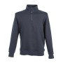 FELPA PAMPLONA MEZZA ZIP - BLU NAVY