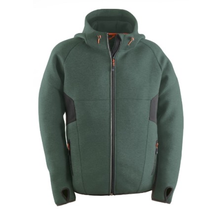 OUTLET | FELPA KAPRIOL TECH HOODIE M - VERDE