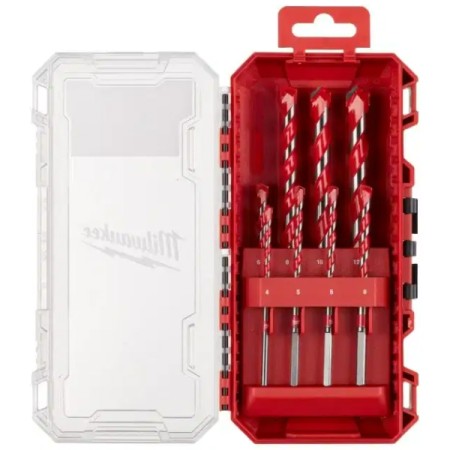 SERIE PUNTE MILWAUKEE CALCESTRUZZO PREMIUMØ 4 x 90 mm,  5 / 5 / 6 / 6 x 100 mmØ 8 / 10 / 12 x 150 mm