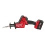 M18 FHZ-502X - SEGA ORIZZONTALE COMPATTA MILWAUKEE 18 VOLT 4,0AH TECNOLOGIA FUEL VALIGETTA HEAVYDUTY