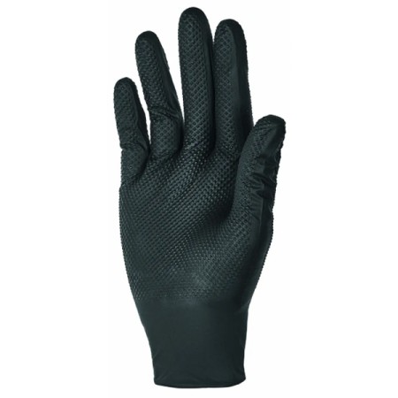 GUANTO U-POWER ONE SHOT - GUANTO DA LAVORO IN NITRILE SPESSORATO CON GRIP BLACK CARBON