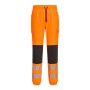 KX346 - PW3 FLEXI JOGGER PORTWEST PANTALONE HI-VIS XXXL - ARANCIONE/NERO