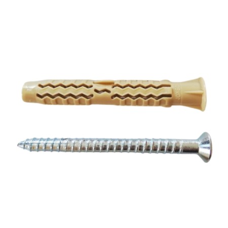 TASSELLO MUNGO PROLUNGATO UNIVERSALE IN NYLON ECOSOSTENIBILE CON VITE T.S.P. - EQL-ST GREENTECH - 8X100 MM - SPESSORE FISSABILE