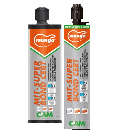 ANCORANTE CHIMICO MUNGO IN RESINA METACRILATO SENZA STIRENE AD ALTE PRESTAZIONI - MIT SUPER BOND CERT - 420 ML + 2 MISCELATORI