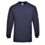 FR11 - T-Shirt maniche lunghe Ignifuga e antistatica Blu navy - L