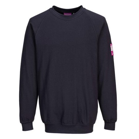 FR12 - Felpa maniche lunghe Ignifuga antistatica Blu navy - L