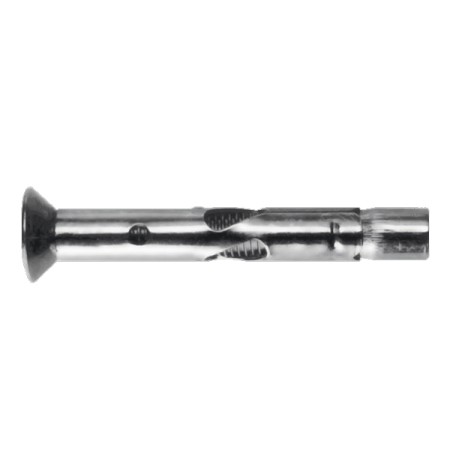 TASSELLO MUNGO PASSANTE IN ACCIAIO CON VITE T.S.P. ESAGONO INCASSATO IN CLASSE 10.9 - MHA-SK - 12x100 mm - Vite M10