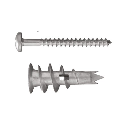 TASSELLO MUNGO AUTOPERFORANTE IN METALLO PER CARTONGESSO CON VITE A TESTA CALOTTATA - MJP-S - 39 mm 4,5x30 mm