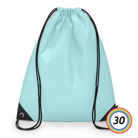 SACCA BLACK SPIDER GYMSAC IN POLIESTERE CON LACCI - 30 COLORI