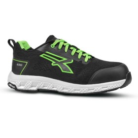U-POWER RED EGO - ATON ESD - CALZATURA DI SICUREZZA BASSA S1PS HI HRO FO SR - NERO/VERDE
