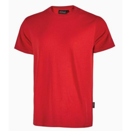 T-SHIRT U-POWER FIGI - MANICA CORTA COTONE 100% GIROCOLLO - RED MAGMA
