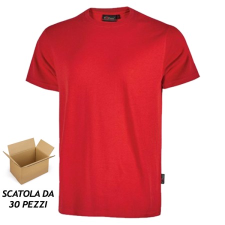 T-SHIRT U-POWER "FIGI" - SCATOLA 30 MAGLIETTE - RED MAGMA
