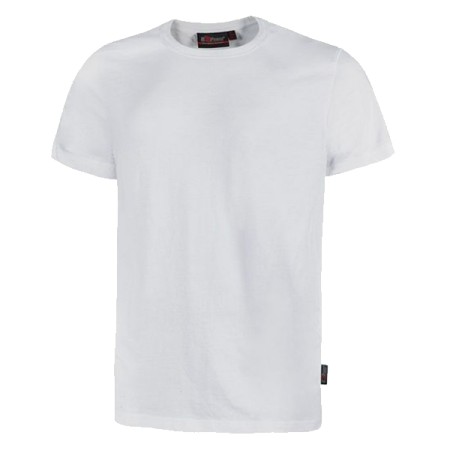 T-SHIRT U-POWER FIGI - MANICA CORTA COTONE 100% GIROCOLLO - WHITE